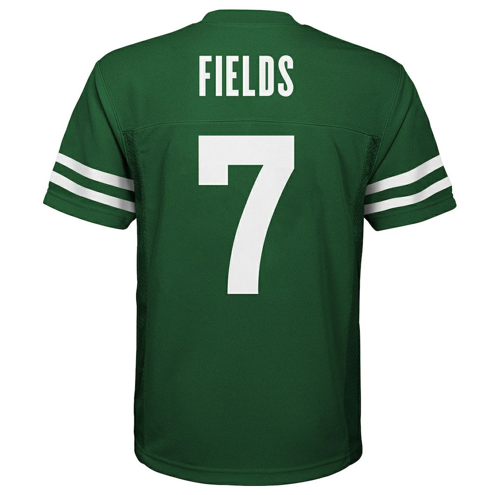 Justin Fields New York Jets Youth Replica Player Jersey - Legacy Green - Nike