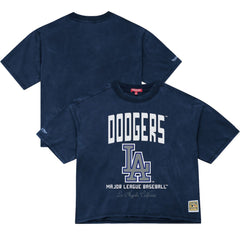 Los Angeles Dodgers Mitchell & Ness Women's Cooperstown Cropped Boxy T-Shirt Sale