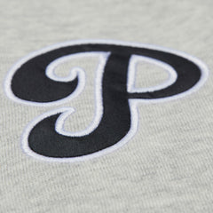 Philadelphia Phillies Mitchell & Ness Women's Cooperstown Collection V-Neck Cropped Toggle Sweatshirt Discount