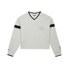 Los Angeles Dodgers Mitchell & Ness Women's Cooperstown Collection V-Neck Cropped Toggle Sweatshirt Near Me