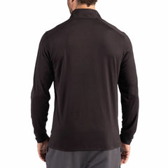 Detroit Lions Cutter & Buck Coastline Epic Comfort Recycled Quarter-Zip Pullover - Black - NFL