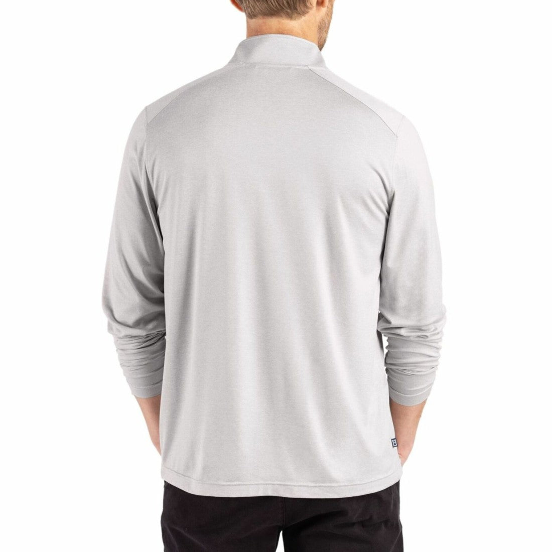 Houston Texans Cutter & Buck Coastline Epic Comfort Recycled Quarter-Zip Pullover - Gray - NFL