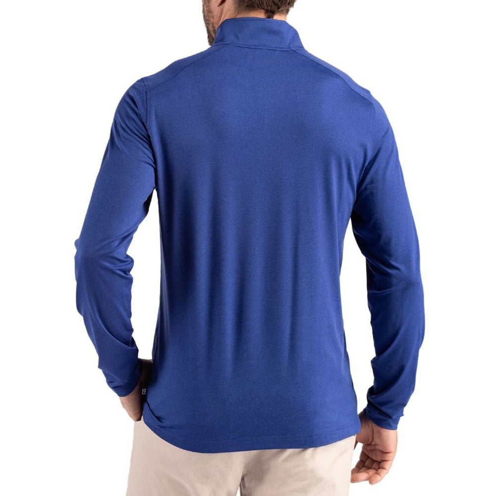 Indianapolis Colts Cutter & Buck Coastline Epic Comfort Recycled Quarter-Zip Pullover - Royal - NFL