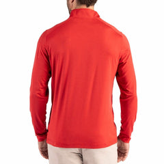 Tampa Bay Buccaneers Cutter & Buck Coastline Epic Comfort Recycled Quarter-Zip Pullover - Red - NFL
