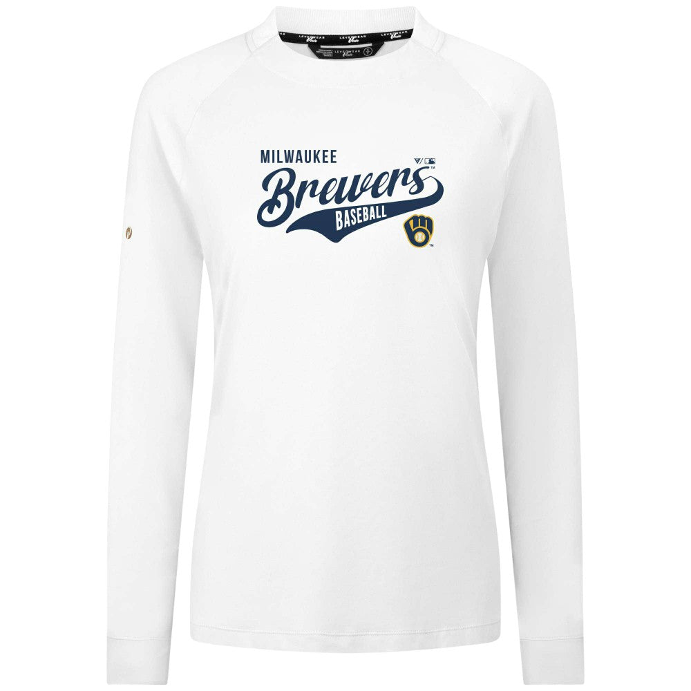 Milwaukee Brewers Levelwear Women's Slender Glide T-Shirt Outlet