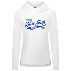 Toronto Blue Jays Levelwear Women's Slender Glide Raglan Hoodie Discount