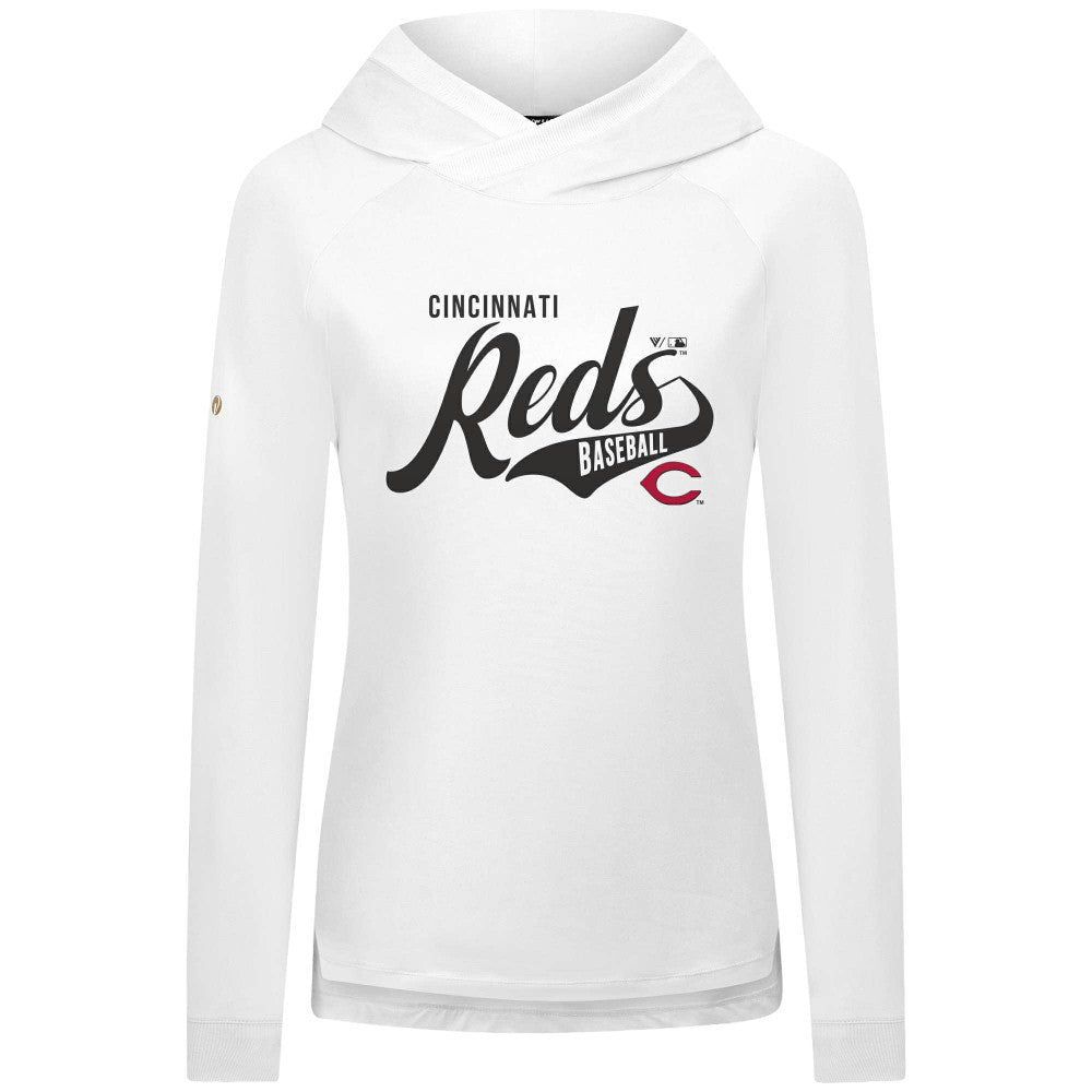Cincinnati Reds Levelwear Women's Slender Glide Raglan Hoodie Sale