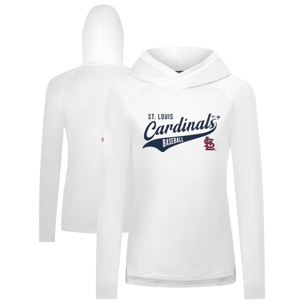 St. Louis Cardinals Levelwear Women's Slender Glide Raglan Hoodie for sale