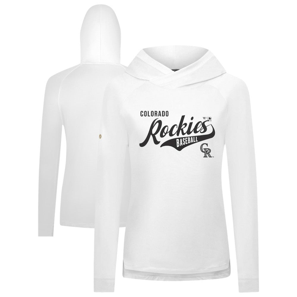 Colorado Rockies Levelwear Women's Slender Glide Raglan Hoodie Sale