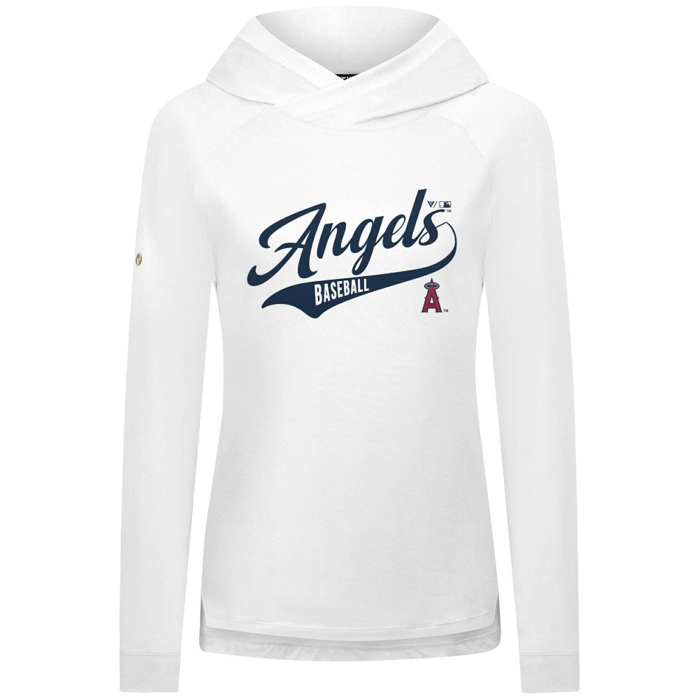 Los Angeles Angels Levelwear Women's Slender Glide Raglan Hoodie Sale