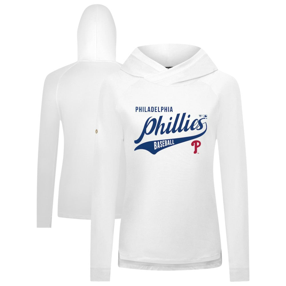Philadelphia Phillies Levelwear Women's Slender Glide Raglan Hoodie Near Me