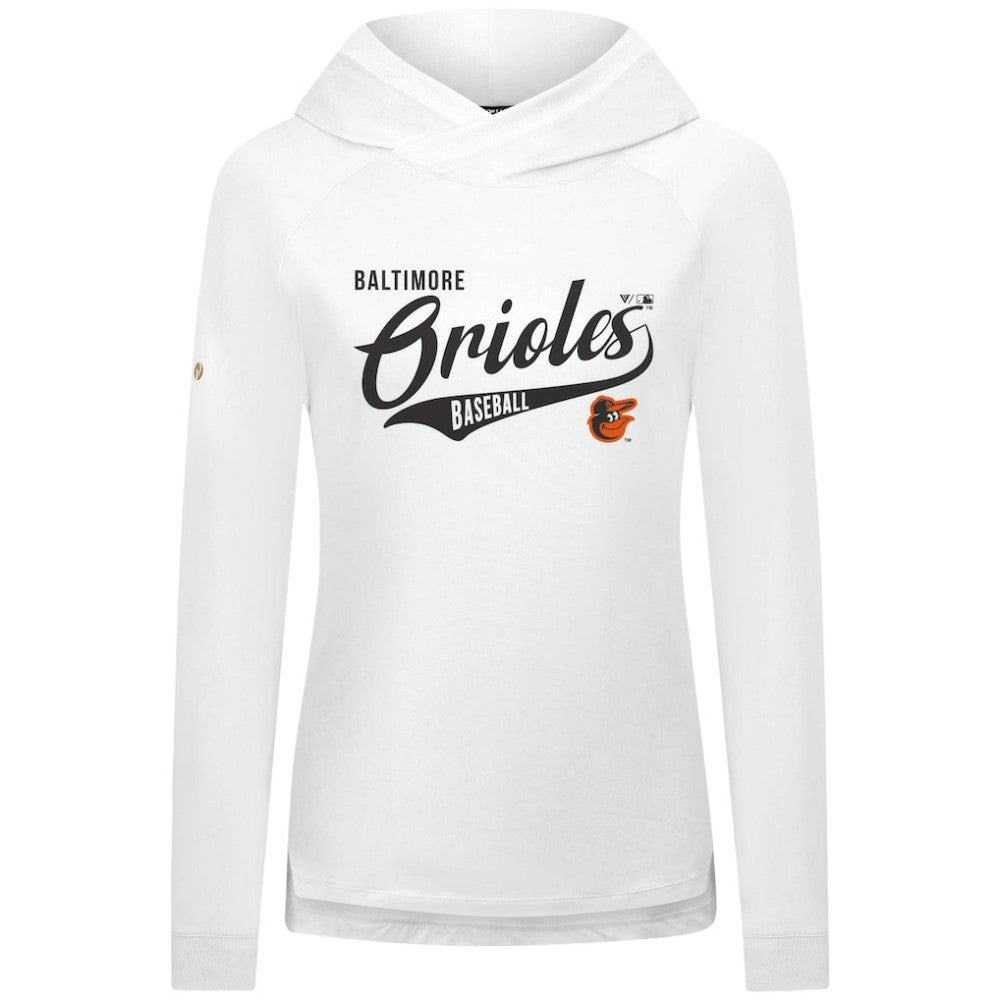 Baltimore Orioles Levelwear Women's Slender Glide Raglan Hoodie Discount