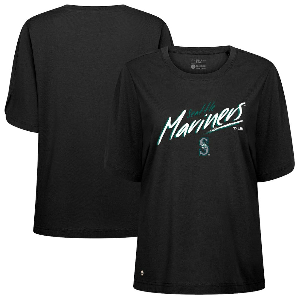 Seattle Mariners Levelwear Women's Bloom Sizzle T-Shirt Outlet