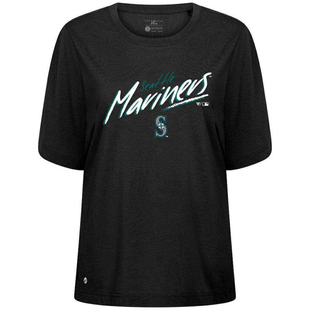 Seattle Mariners Levelwear Women's Bloom Sizzle T-Shirt Outlet