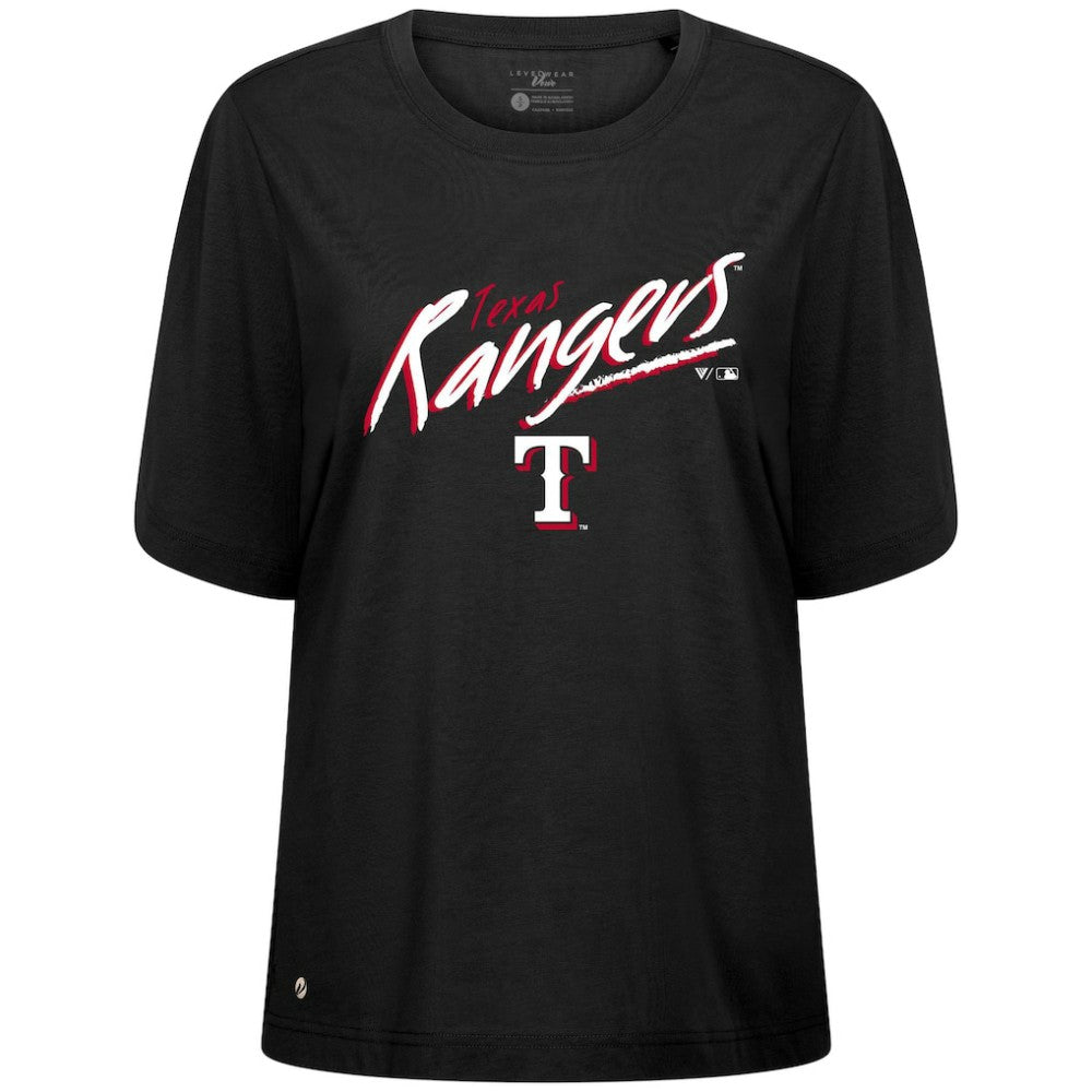 Texas Rangers Levelwear Women's Bloom Sizzle T-Shirt Near Me