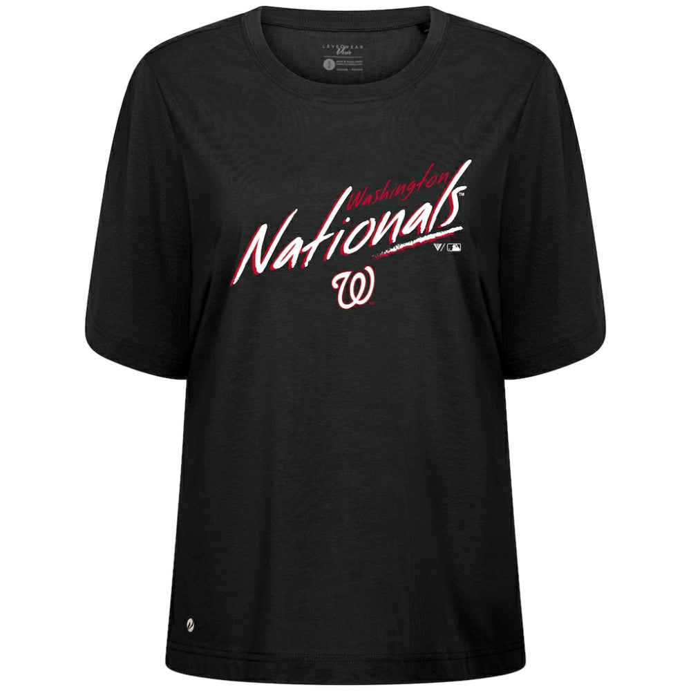 Washington Nationals Levelwear Women's Bloom Sizzle T-Shirt Near Me