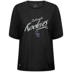 Colorado Rockies Levelwear Women's Bloom Sizzle T-Shirt Outlet