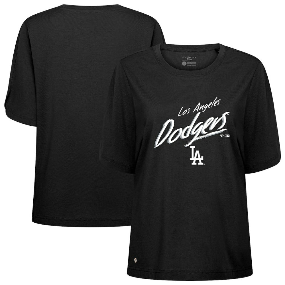 Los Angeles Dodgers Levelwear Women's Bloom Sizzle T-Shirt for sale
