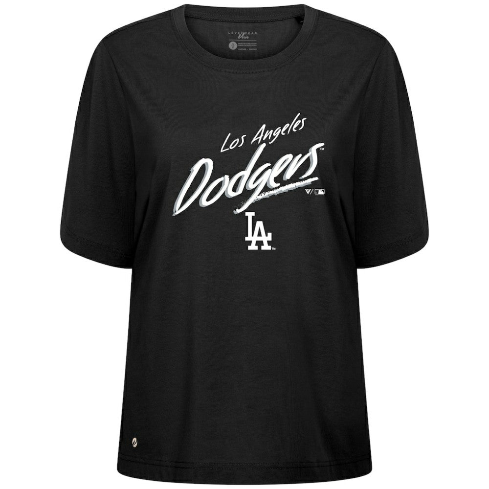 Los Angeles Dodgers Levelwear Women's Bloom Sizzle T-Shirt for sale