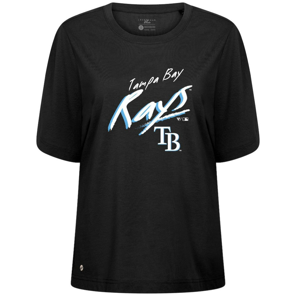 Tampa Bay Rays Levelwear Women's Bloom Sizzle T-Shirt for sale