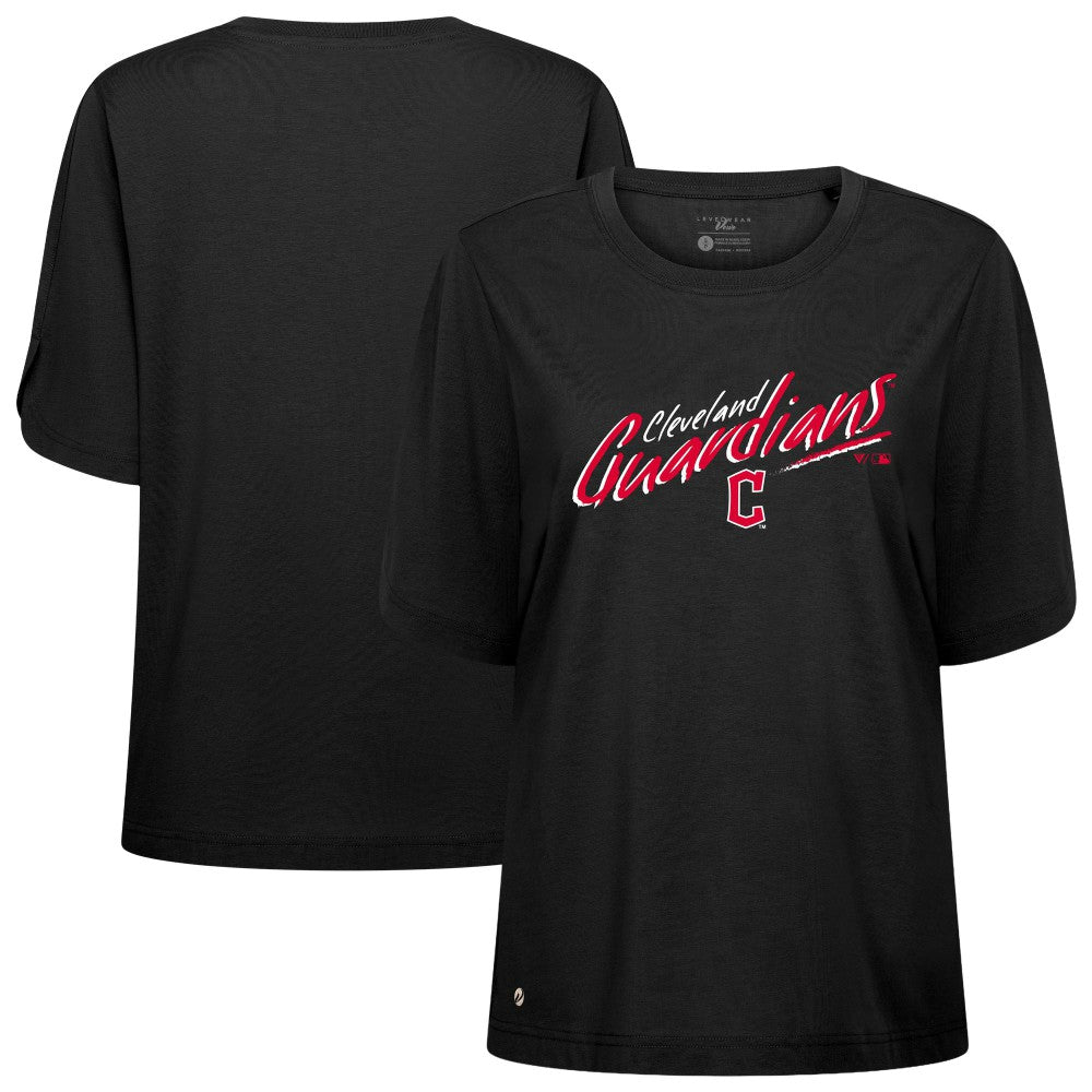 Cleveland Guardians Levelwear Women's Bloom Sizzle T-Shirt for sale