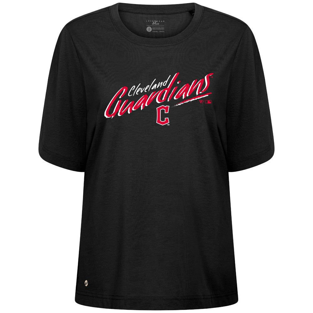 Cleveland Guardians Levelwear Women's Bloom Sizzle T-Shirt for sale