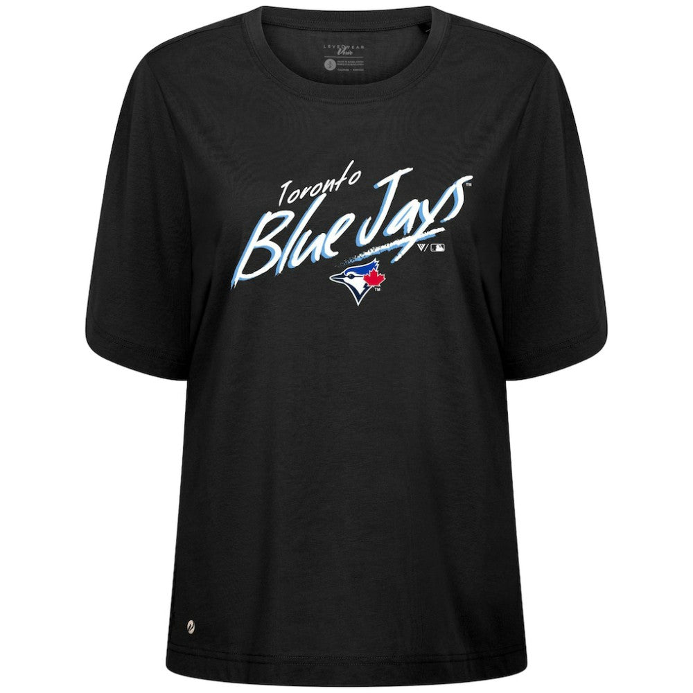 Toronto Blue Jays Levelwear Women's Bloom Sizzle T-Shirt Outlet