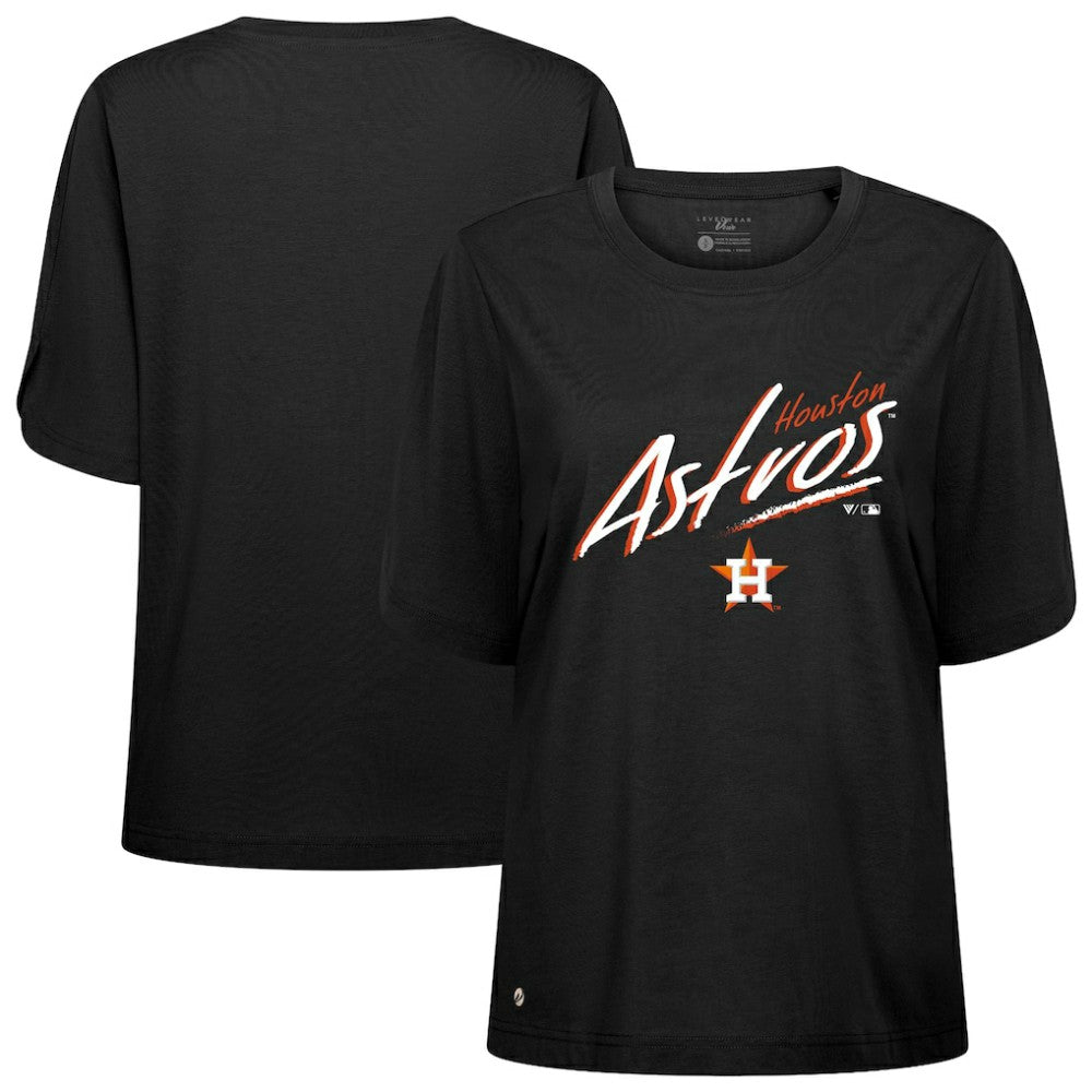 Houston Astros Levelwear Women's Bloom Sizzle T-Shirt Outlet