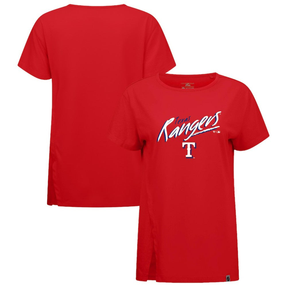 Texas Rangers Levelwear Women's Influx Sizzle T-Shirt Discount