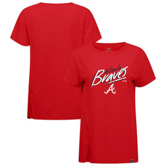 Atlanta Braves Levelwear Women's Influx Sizzle T-Shirt Sale