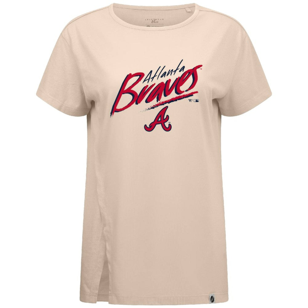 Atlanta Braves Levelwear Women's Influx Sizzle T-Shirt Near Me