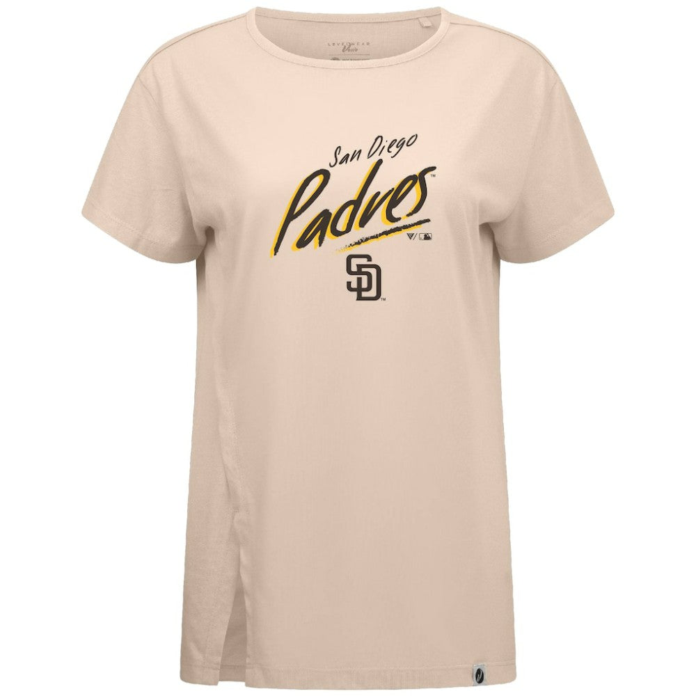 San Diego Padres Levelwear Women's Influx Sizzle T-Shirt Outlet
