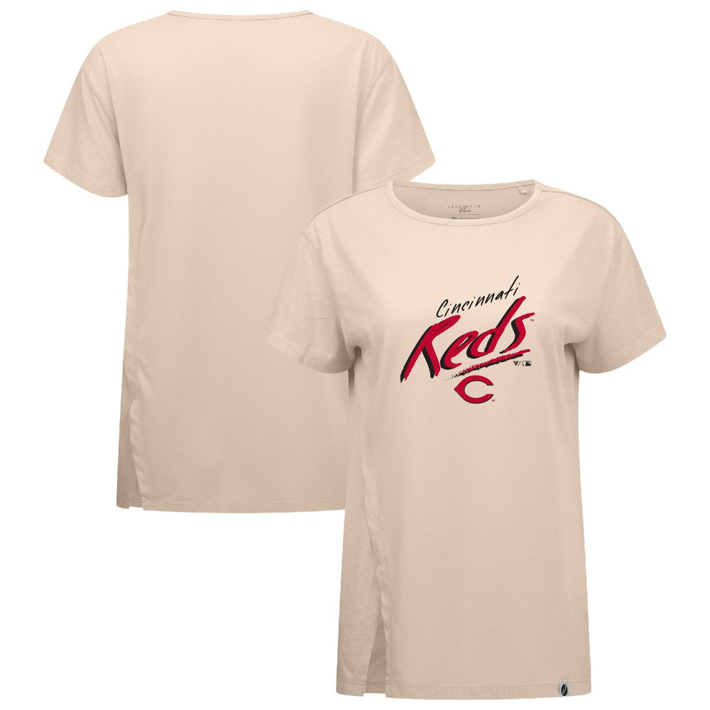 Cincinnati Reds Levelwear Women's Influx Sizzle T-Shirt Sale