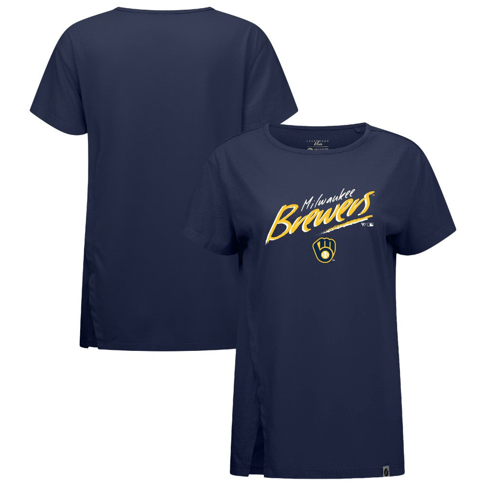 Milwaukee Brewers Levelwear Women's Influx Sizzle T-Shirt Online