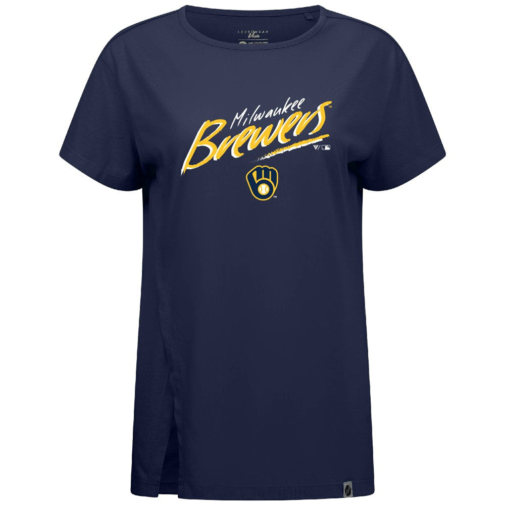 Milwaukee Brewers Levelwear Women's Influx Sizzle T-Shirt Online