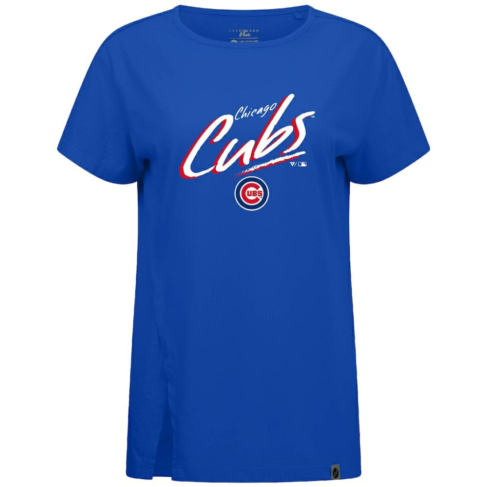 Chicago Cubs Levelwear Women's Influx Sizzle T-Shirt Outlet