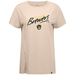 Milwaukee Brewers Levelwear Women's Influx Sizzle T-Shirt Near Me