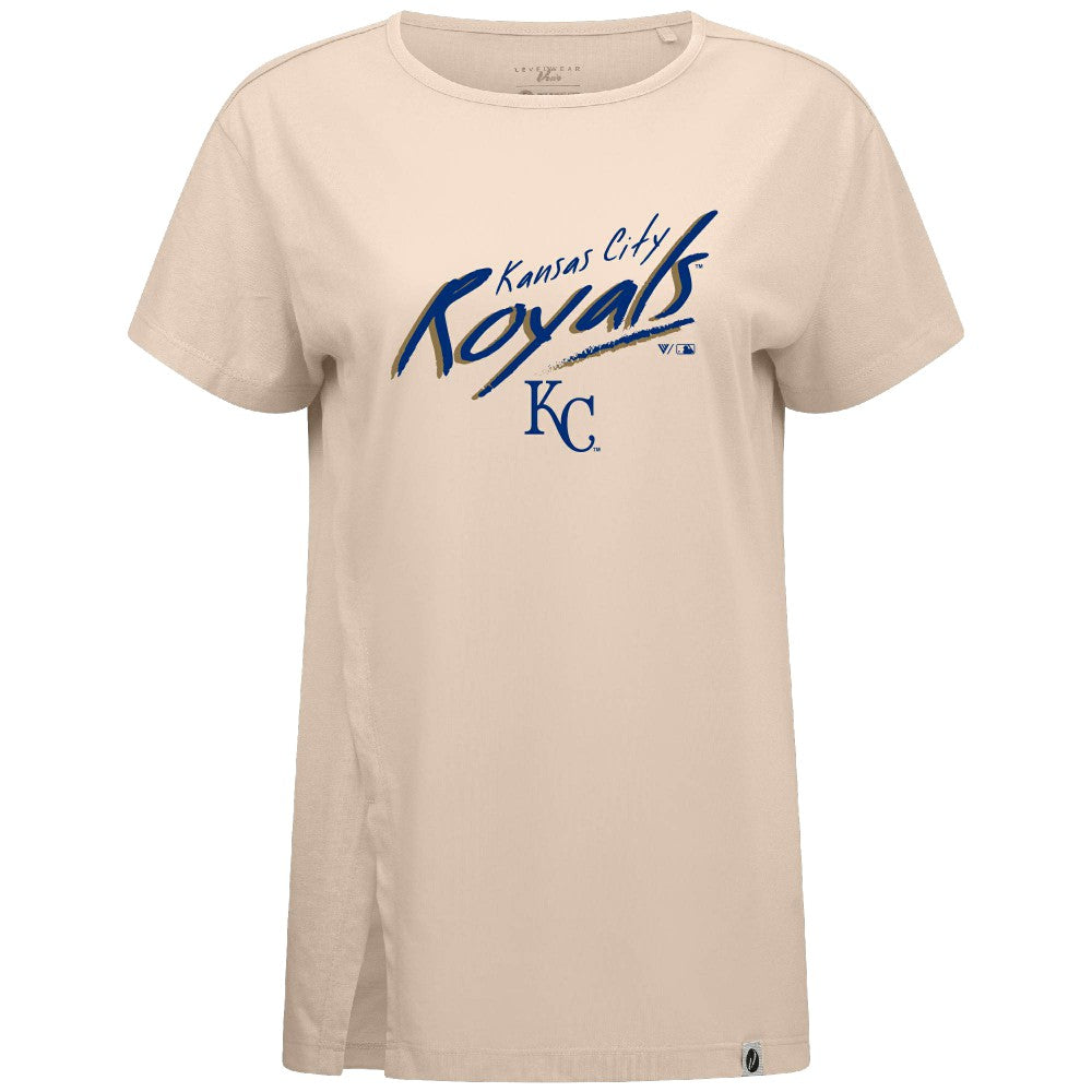 Kansas City Royals Levelwear Women's Influx Sizzle T-Shirt for sale