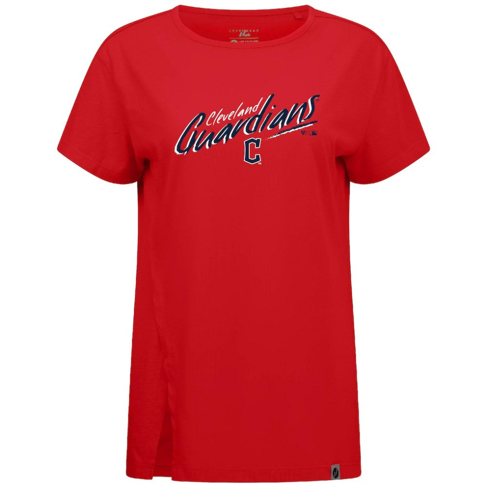 Cleveland Guardians Levelwear Women's Influx Sizzle T-Shirt Sale