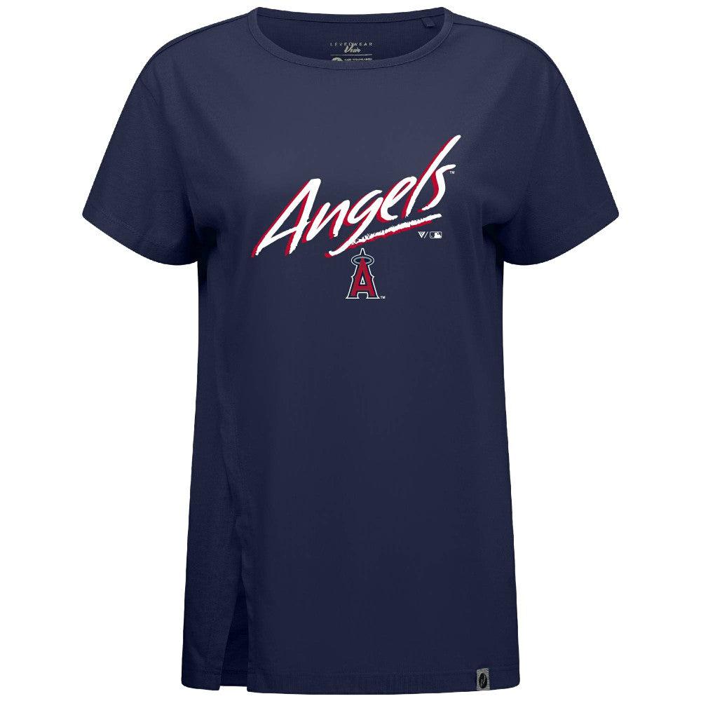 Los Angeles Angels Levelwear Women's Influx Sizzle T-Shirt for sale