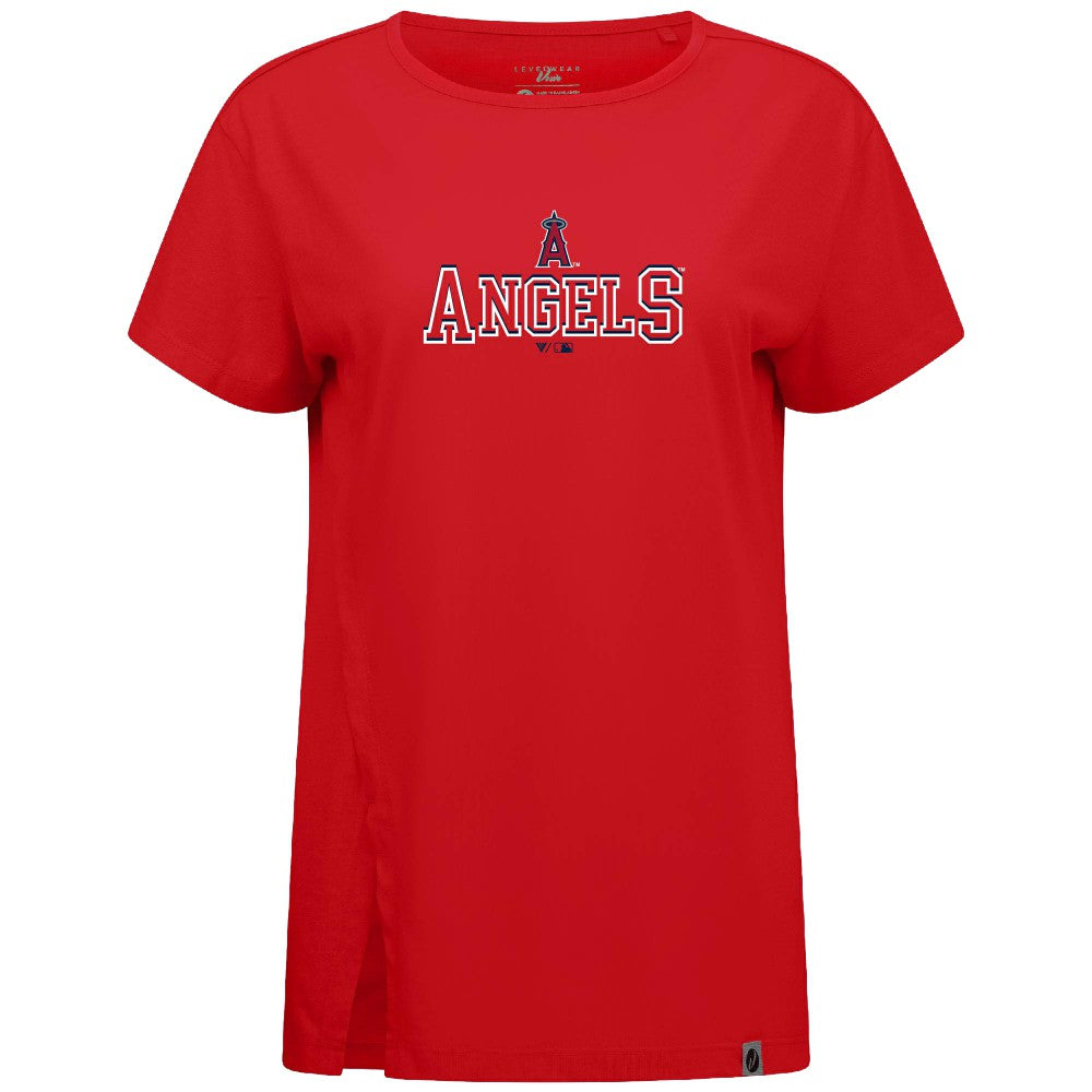 Los Angeles Angels Levelwear Women's Influx Journey T-Shirt Discount