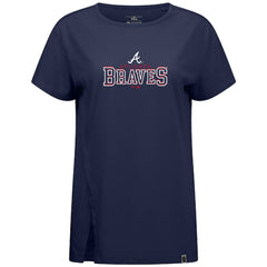 Atlanta Braves Levelwear Women's Influx Journey T-Shirt Discount