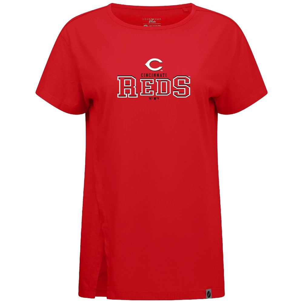 Cincinnati Reds Levelwear Women's Influx Journey T-Shirt for sale