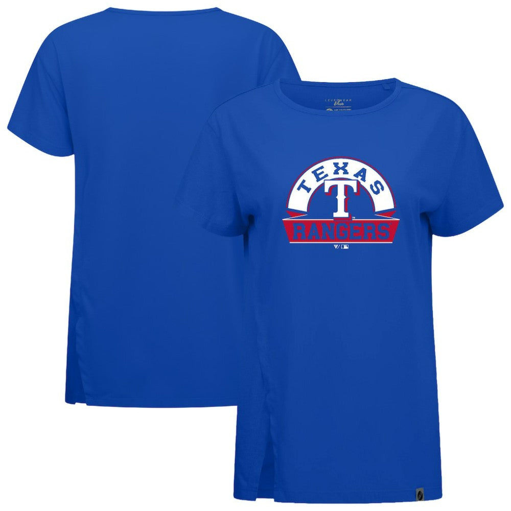 Texas Rangers Levelwear Women's Influx Banner Arch T-Shirt for sale