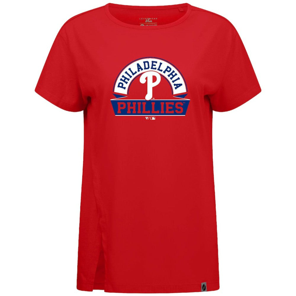 Philadelphia Phillies Levelwear Women's Influx Banner Arch T-Shirt Discount