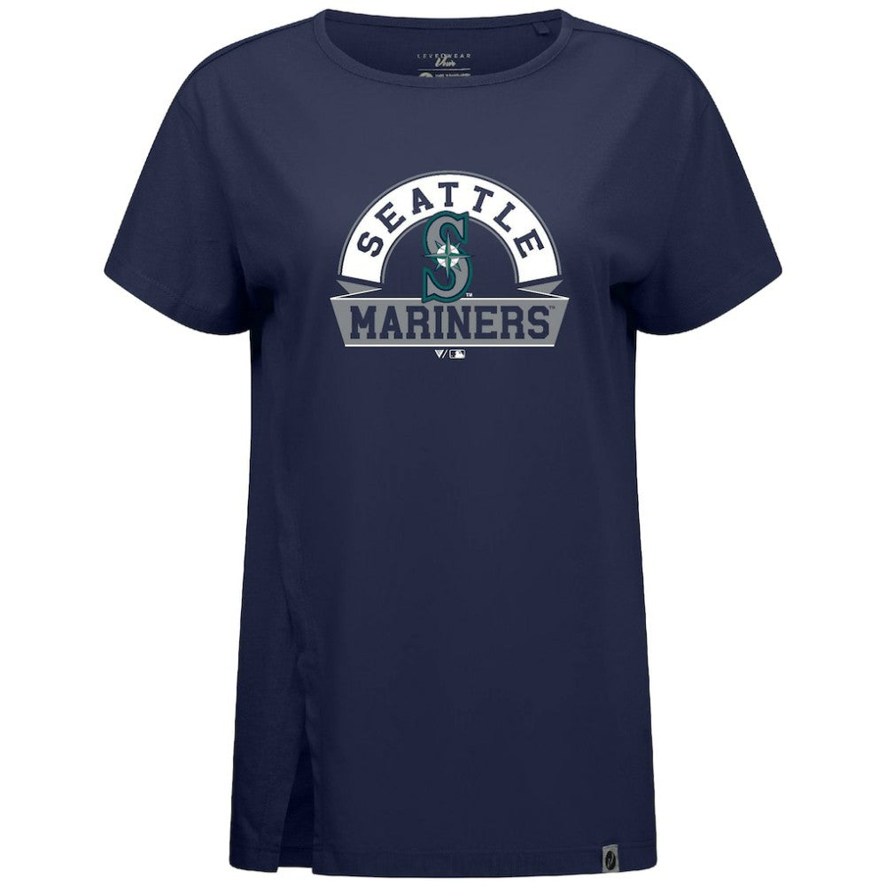 Seattle Mariners Levelwear Women's Influx Banner Arch T-Shirt Near Me
