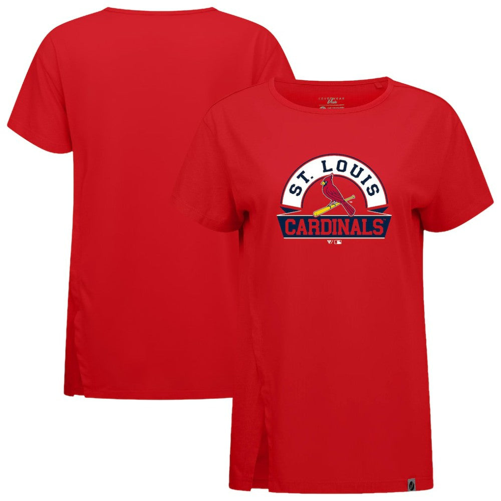 St. Louis Cardinals Levelwear Women's Influx Banner Arch T-Shirt Outlet
