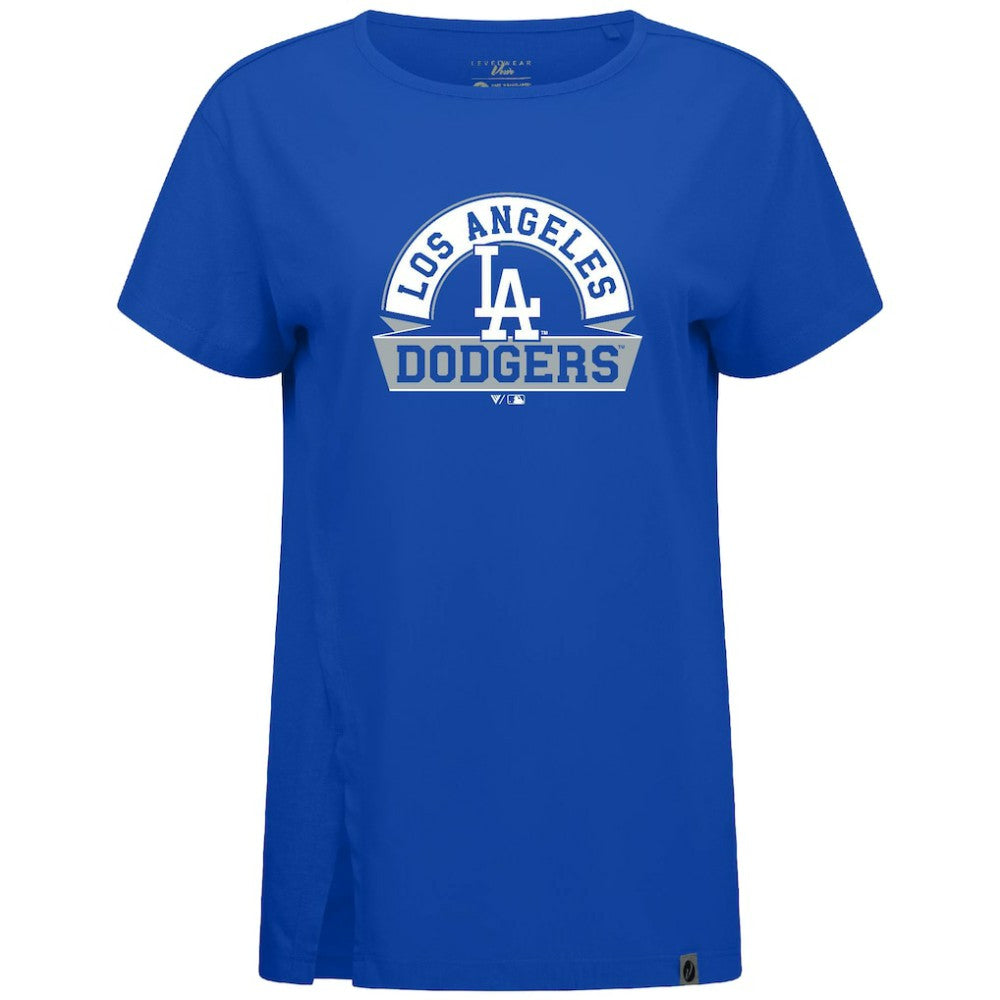 Los Angeles Dodgers Levelwear Women's Influx Banner Arch T-Shirt Sale