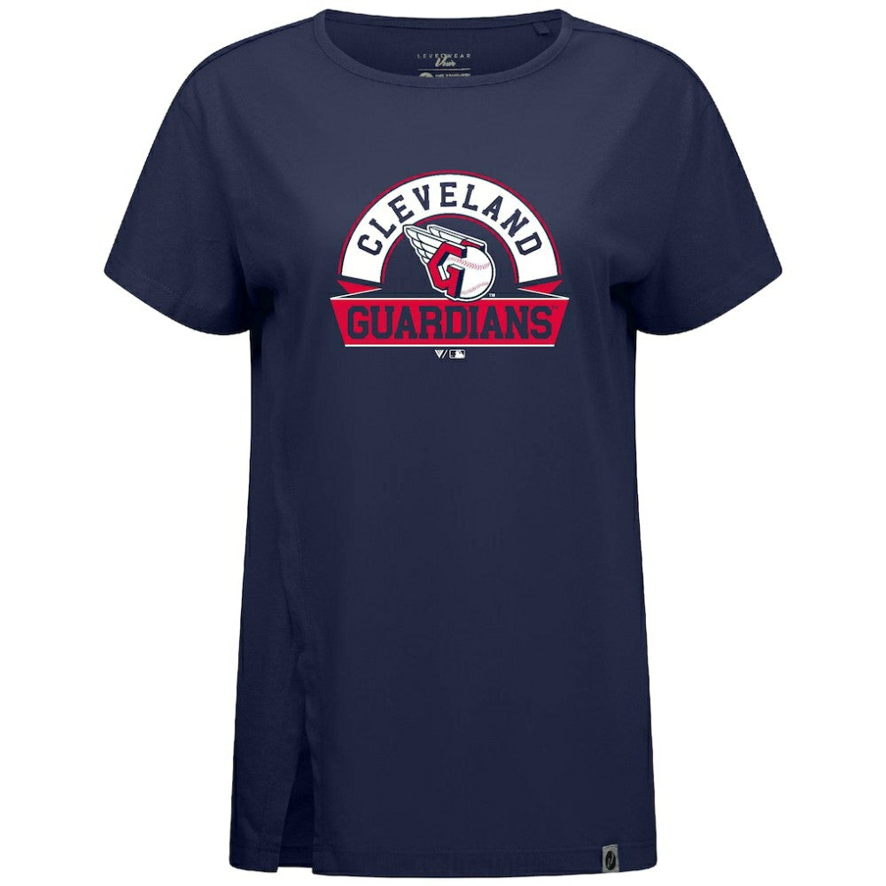 Cleveland Guardians Levelwear Women's Influx Banner Arch T-Shirt Discount