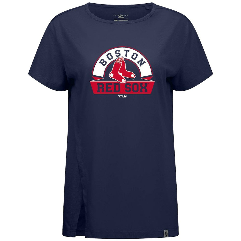 Boston Red Sox Levelwear Women's Influx Banner Arch T-Shirt for sale